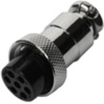 Разъём MIC 327 big (гнездо), под кабель, 7pin, диам.-20мм