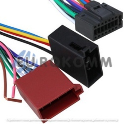 Переходник автомагнитолы ISO 459006 JVC -ISO с кабелем 20см