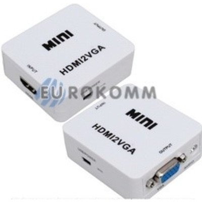  Конвертoр MINI, HDMI в VGA (гн.HDMI (IN)- гн.VGA (OUT))