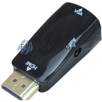 Конвертoр HDMI в VGA+ аудио (шт.HDMI- гн.VGA+ гн.3,5мм) +шнур AUX