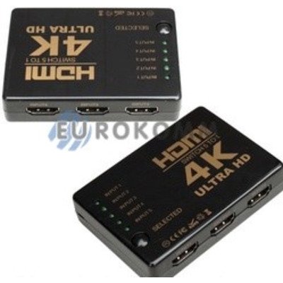 HDMI Switch 5 port: HDMI (5гн. HDMI- 1гн. HDMI), c пультом