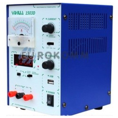  Лабораторный блок питания YIHUA 1503D, 15B, 3A