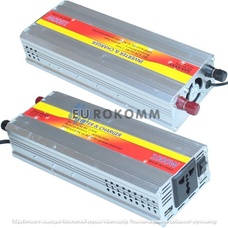 Инвертор 12V в 220V SAA-1000C с зарядкой 10A +USB