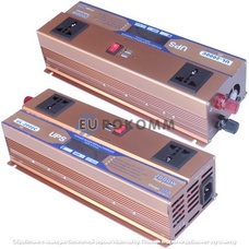 Инвертор 12V в 220V UL-2000C с зарядкой 10A +LCD +USB