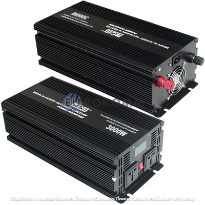 Инвертор 24V в 220V ProFix 3000W (макс.6000W) с зарядкой