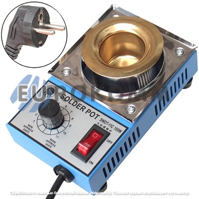 Паяльна ванна (тигель) SWDT-11C, діам.-36мм, 100W, 200-450°C, 220V