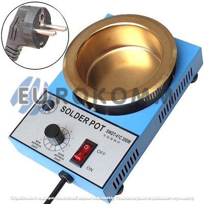 Паяльна ванна (тигель) SWDT-41C, діам.-100мм, 300W, 200-480°C, 220V