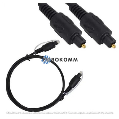 Шнур оптический (toslink plug - toslink plug) диам.-4мм, 1,5метра