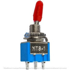 Тумблер MTS-103 (ON-OFF-ON) 3-х контактный, 3A, 250VAC