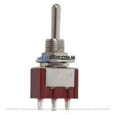 Тумблер MTS-123 (ON)-OFF-(ON) 3-х контактный, 3A, 250VAC