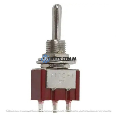 Тумблер MTS-123 (ON)-OFF-(ON) 3-х контактный, 3A, 250VAC