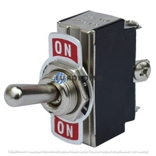Тумблер KN3(B)-103 (ON-OFF-ON) 3-х контактный, 6A, 250VAC