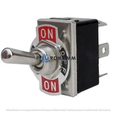 Тумблер KN3(С)-203Р (ON-OFF-ON) 6-и контактный, 10А, 250VAC