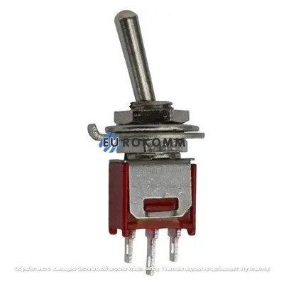 Тумблер SMTS-103-2А1 (ON-OFF-ON) 3-х контактный, 3A, 250VAC