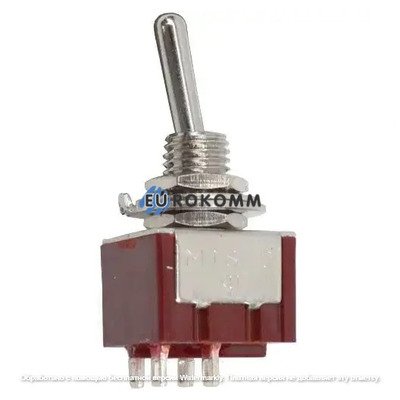 Тумблер MTS-201 (ON-OFF) 4-х контактный, 3A, 250VAC