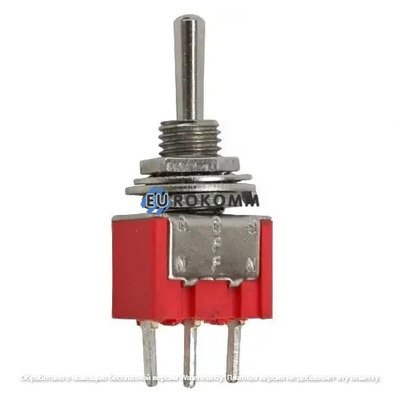 Тумблер MTS-103-А2 (ON-OFF-ON) 3-х контактный, 3A, 250VAC