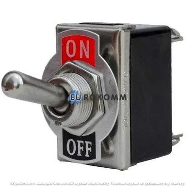 Тумблер KN3(С)-201A (ON-OFF) 4-х контактный, 10А, 250VAC