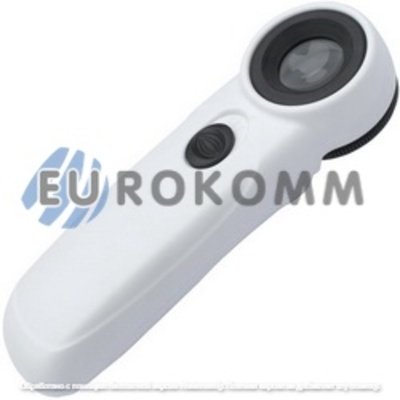 Лупа ручная MG6B-C с LED подсветкой, 45-и кратное увеличение, диам.-21мм, Zhongdi