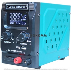 Лабораторный блок питания YIHUA 3005D IV, 30В, 10А, 220Вт