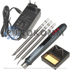 Паяльник HandsKit T12P міні, 72W, 200-450°C, з блоком живлення 220V