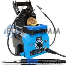 Паяльная станция YIHUA 936A-II, 34W (max 120W), 200-480°C, синяя