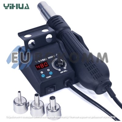 Термовоздушная станция YIHUA 8858-V, с дисплеем, 700W, 100-480°C