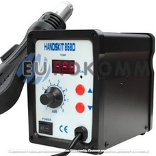 Термоповітряна паяльна станція з дисплеєм HandsKit 858D, 700W, 100-480°C