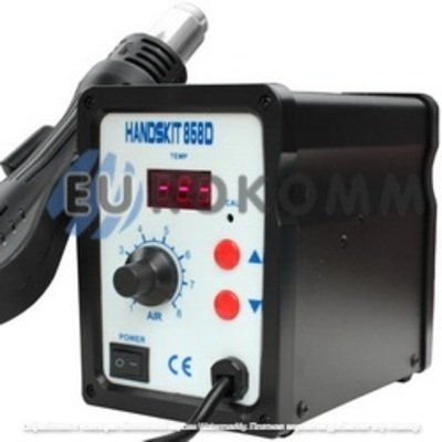 Термовоздушная паяльная станция с дисплеем HandsKit 858D, 700W, 100-480°C