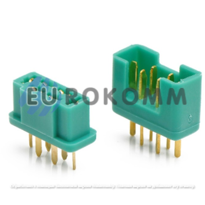 Разъём питания MPX 6pin, комплект (штекер + гнездо)