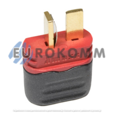 Штекер питания Amass T-Plug(M), 2-х контактный, красный