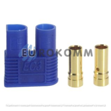 Гнездо питания Amass EC3(F), 2-х. контактное, синее