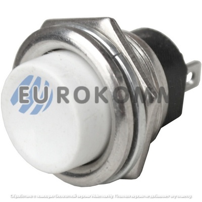 Кнопка Daier DS-212, OFF-(ON), 2pin, 3A 250V, белая