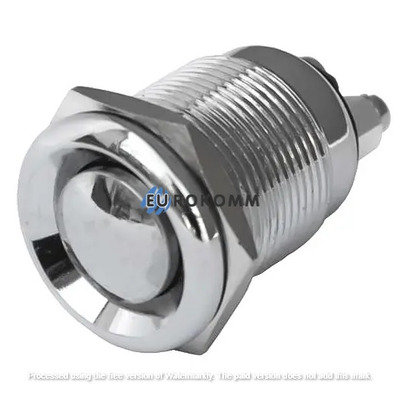 Кнопка антивандальная PBS-28B-3 без фиксации OFF-(ON) 2-х контактная, 2А 250V