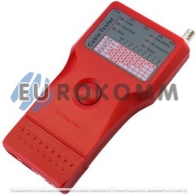Кабельный тестер мультифункциональный 5 в 1 (RJ-11, RJ-45, BNC, USB, 1394)
