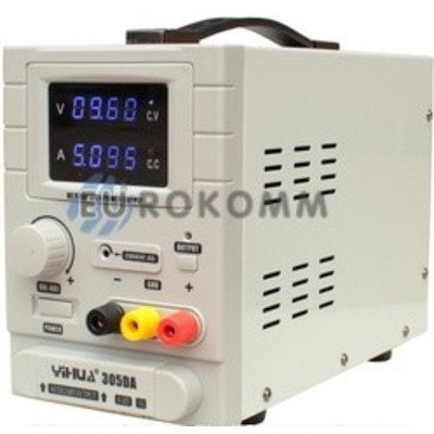 Лабораторный блок питания YIHUA 305DA, 30B, 5A