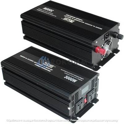 Инвертор 24V в 220V ProFix 3000W (макс.6000W) с зарядкой