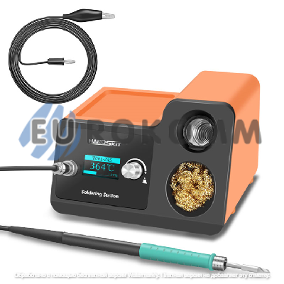 Паяльная станция HandsKit T245 OLed дисплей, 200W, 100-500°C, AC-220V