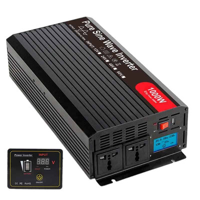 Инвертор c чистой синусоидой 48V в 220V ProFix MNDZ-4K/48-4000W без зарядки, LCD дисплей