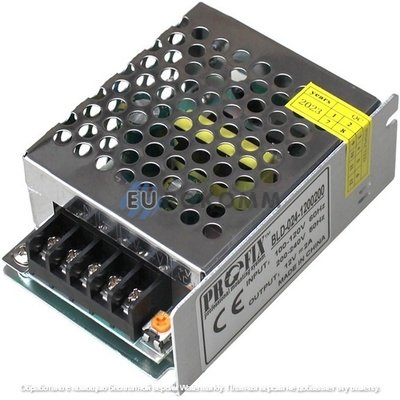 Блок питания Profix 12V, 2A, 24Вт, негерметичный, металлический корпус