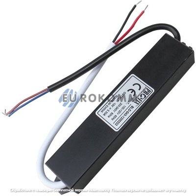 Блок питания Profix 12V, 3.33A, 40Вт, герметичный, металлический корпус