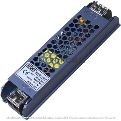 Блок питания Profix 12V, 5A, 60Вт, узкий, негерметичный, металлический корпус
