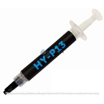 Термопаста HY-P13 Halnziye, 2г, 13.4 Вт/мК, серая, шприц (в блистере)