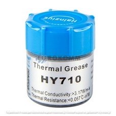 Термопаста HY710, серебристая, 10 грамм, банка, Halnziye