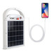 Прожектор аккумуляторный портативный с солнечной панелью, 100W, 3.2V, 12000mAh, IP65