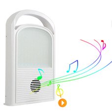 Прожектор аккумуляторный портативный с солнечной панелью, 100W, 3.2V, 12000mAh, IP65