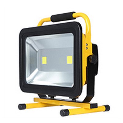 Прожектор аккумуляторный светодиодный (COB), переносной, 100W, 7.4V, 4000mAh, IP65