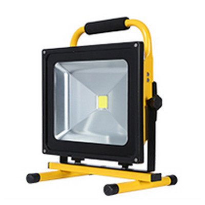 Прожектор аккумуляторный светодиодный (COB), переносной, 50W, 7.4V, 4000mAh, IP65