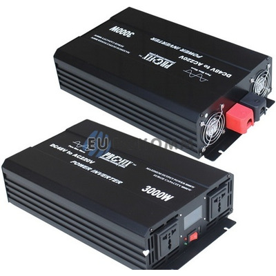 Инвертор c чистой синусоидой 48V / 220V ProFix MNDZ-3K/48-3000W без зарядки, LCD дисплей