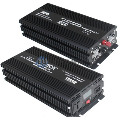 Инвертор c чистой синусоидой 12V / 220V ProFix MNDZ-1K/12-1000W зарядка/UPS, LCD дисплей