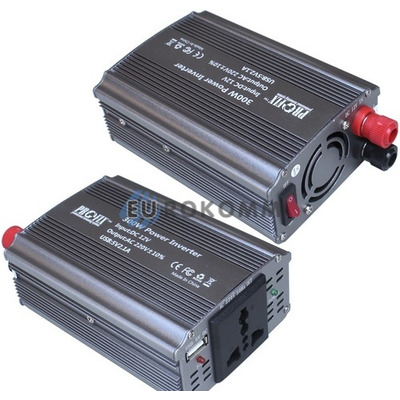 Инвертор 12V в 220V ProFix 300W (макс.600W) + USB 5V, 2.1A, без зарядки